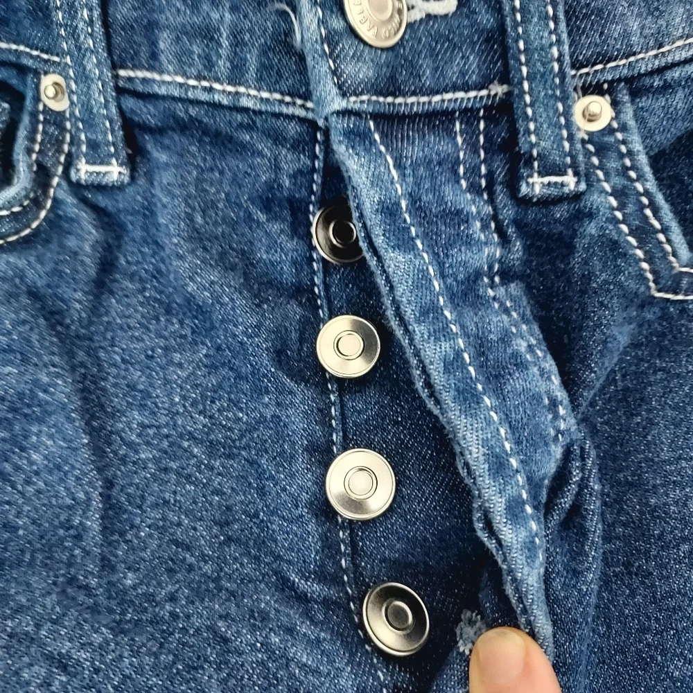 Wild Fable Super high rise straight blue jeans size 00 Mom Jeans Western 80's